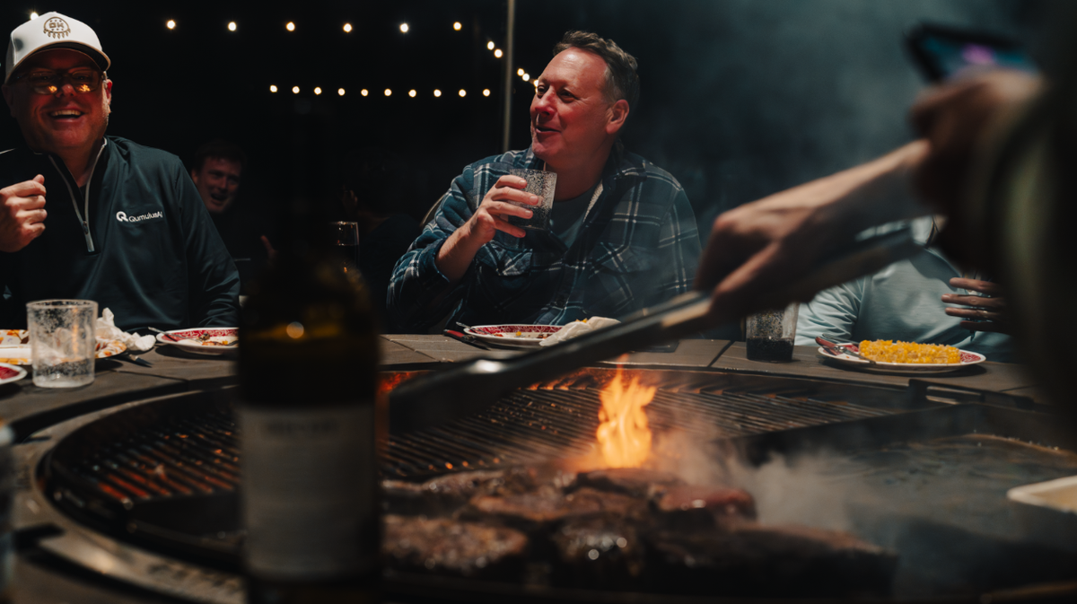 The Most Dramatic Fire Pit You've Sat Around.