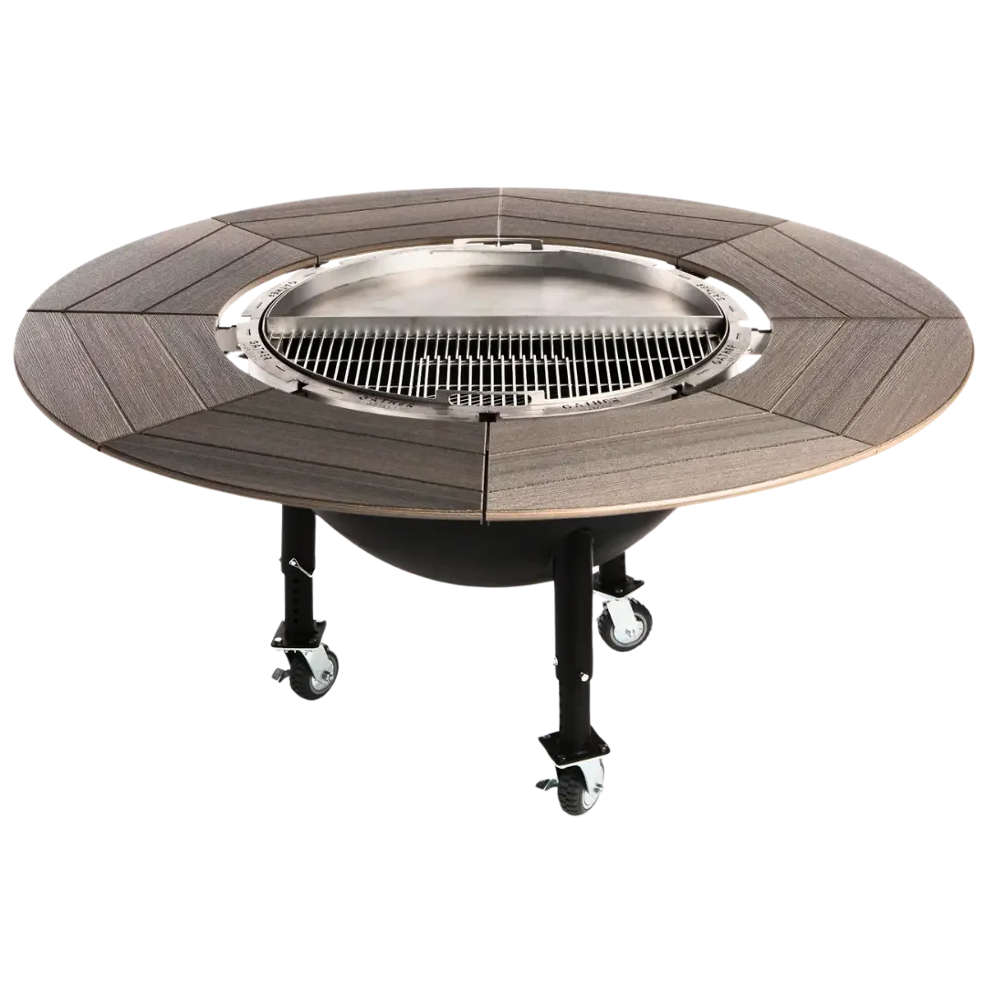 Pioneer Gather Grill 35 inch rotating fire pit table