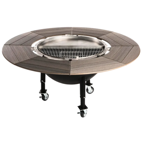 Pioneer Gather Grill 35 inch rotating fire pit table