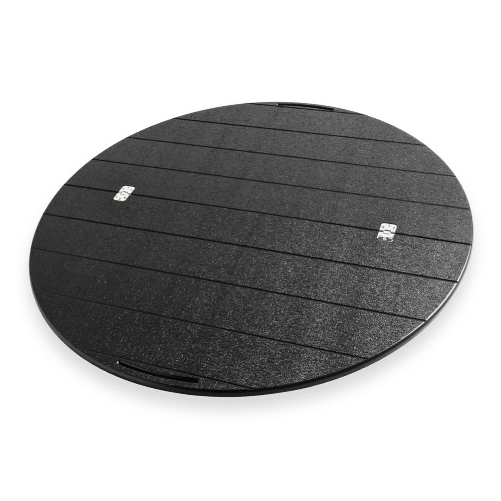 black round Lazy Susan turntable for grill or dining table accessory