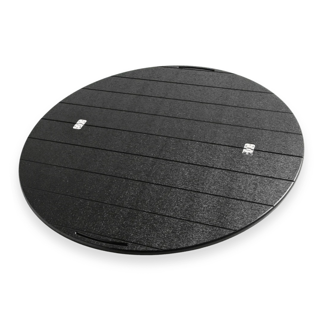 black round Lazy Susan turntable for grill or dining table accessory