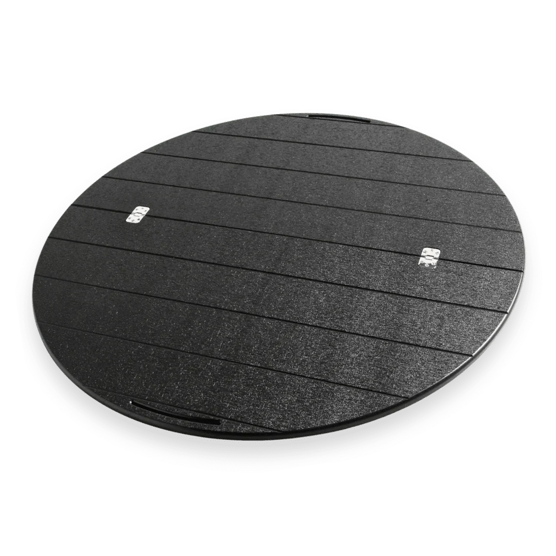 black round Lazy Susan turntable for grill or dining table accessory